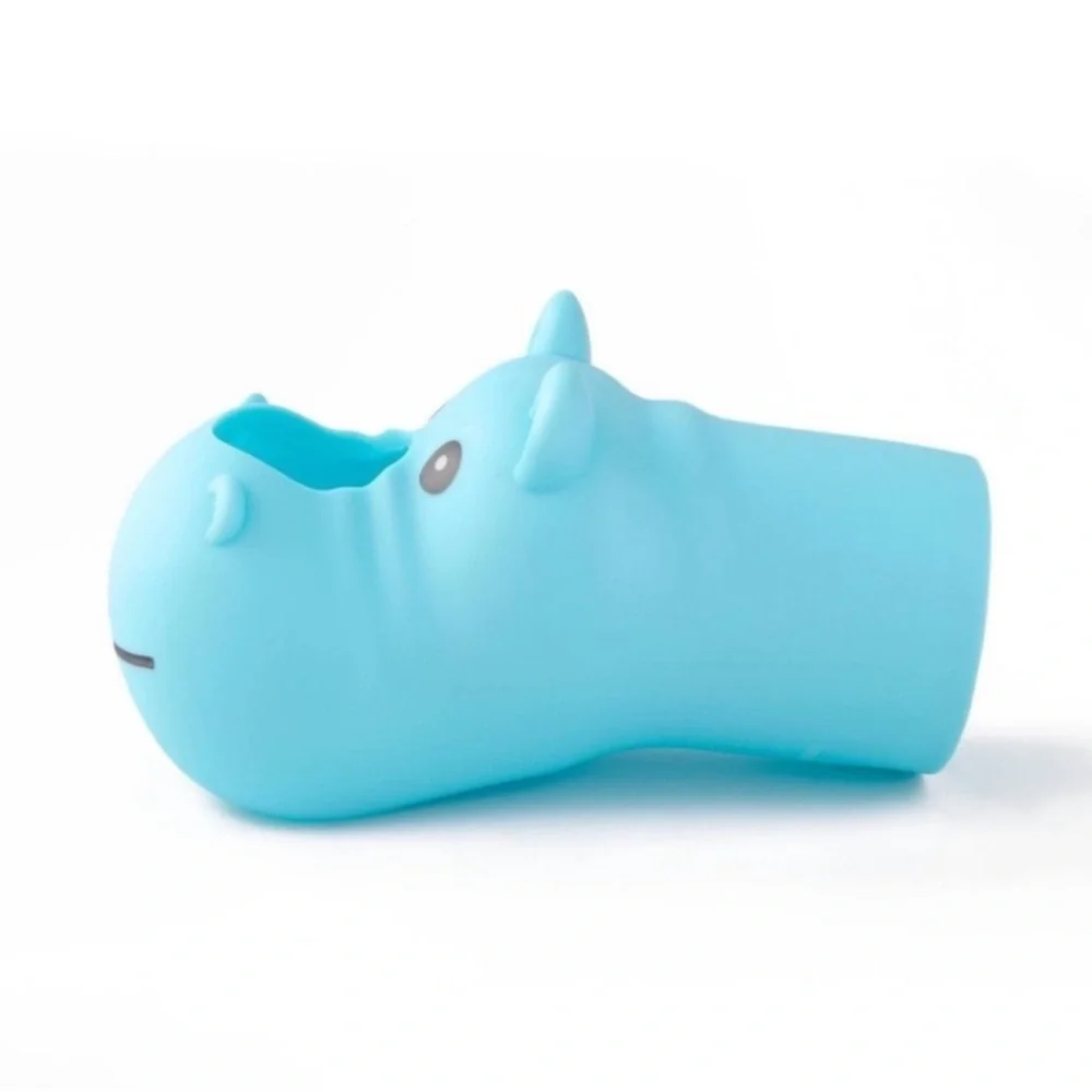 Bundle of 4 Blue Hippo Kid's Bathroom Accessories, Target Bullseye Playgroun